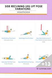 Side Reclining Leg Lift Pose Anantasana Variations 23 Variations Of Anantasana Tummee Com Poses Yoga Teacher Training Yoga Teachers