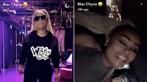 Blac Chyna On Wild N Out Full Episode Blac Chryna On Wild N Out In Nyc Before Going Out Getting Wild Daily Mail Online