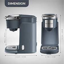 Those clever little packs have helped turn my kitchen into my own personal coffee shop! Mixpresso Single Cup Coffee Maker Personal Single Serve Coffee Brewer Machine Compatible With K Cups Quick Brew Technology Programmable Features One Tou Single Cup Coffee Maker Coffee Maker Coffee Brewer
