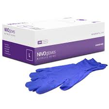Nivo Nitrile Gloves - Medium, 200/Pk. Blue, Powder Free (Fits Like Latex  Gloves) | Dental Supplies