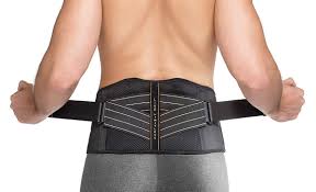 Copper Fit Mens Rapid Relief Back Support Brace With Hot Cold Therapy