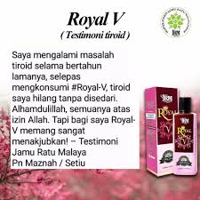 Mantap dengan royal v jrm. Royal V Jamu Ratu Malaya 250ml With Delivery Shopee Singapore