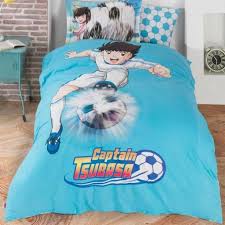 Bebek ve çocuk nevresim takımlarımız %100 pamuk saten kumaştan üretilmektedir. Hobby Tsubasa Scorer Lisansli Cocuk Tek Kisilik Nevresim Takimi Evidea