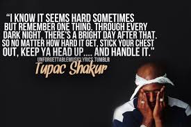 2pac keep your head up. Keep Your Head Up Tupac Quotes Quotesgram