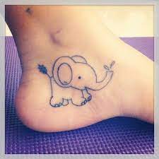Like The Placement Baby Elephant Tattoo Animal Lover Tattoo Elephant Tattoo Design