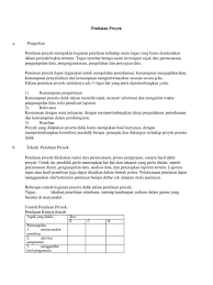 Untuk selanjutnya dipresentasikan kepada orang lain. Penilaian Proyek Pdf