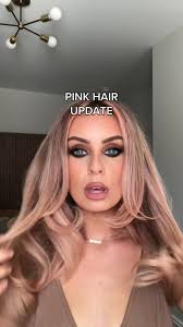 hair update.. im actually into this color rn #ovetone #pinkhair #hairtiktok