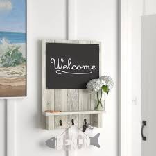*all remodelaholic building plans and tutorials are for personal. Highland Dunes Maison Display Shelf Wall Key Organizer With Chalkboard Key Hooks Reviews Wayfair