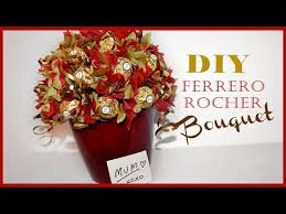 Shop flowers for mother's day because it's not too late to find the picture perfect gift to commemorate the occasion. Ferrero Rocher Bouquet Mother S Day Gift Easy Inexpensive Beautiful Wow Youtube
