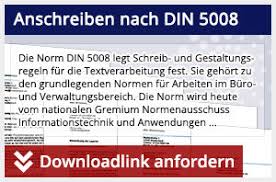 Vorlage & muster für microsoft word zum download für deine zahlungserinnerungen. Bewerbungsanschreiben Nach Din 5008 Bewerbung Bewerbungswissen Net