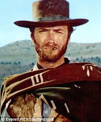 The mother of all spaghetti western themes! Scott Eastwood Dresses As His Dad Clint S Iconic Western Character For Charity Bash Daily Mail Online