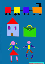 Progetto Le Forme Per I Bambini Di 5 6 Anni Rivolto Ai Genitori Con Disegni Con Figure Geometriche E Giochiamo Con Le Forme Color Disegni Geometria Figurativo