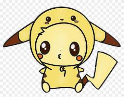 Search results for cat onesie. Pikachu Ddlg Cute Kawaii Chibi Onesie Pikachu Drawings Cute Hd Png Download 1024x759 2524247 Pngfind