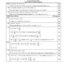 Barem simulare matematica 2019 clasa 12. Subiecte È™i Barem Corectare Simulare Bac 2017 MatematicÄƒ È™i Istorie Clasa A Xii A Uman È™i Real