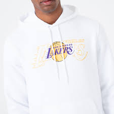 A tribute shirt for the great kobe bryant. Los Angeles Lakers White Pullover Hoodie New Era Cap