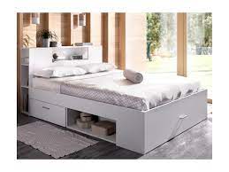 Bett mit bettkasten online kaufen otto.de modern & landhaus mit bettkasten oder schubladen ratenkauf möglich kauf auf rechnung! Bett Mit Stauraum Leandre 160x200 Cm Weiss Kaufen