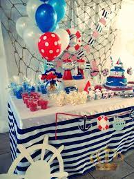 Make each celebration unique with nautical theme party supplies from zazzle. Nautico Birthday Party Ideas Photo 5 Of 10 Nautical Birthday Party Nautical Birthday Party Decorations Nautical Party