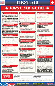 First Aid Guide Poster