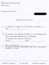 Eos investment gmbh adresse eos deutscher inkasso dienst gmbh hamburg anbieter von juristischen dienstleistungen eos investment gmbh ham. Did Eos 50 Angebot Frage Dazu Erwerbslosenforum Deutschland Forum