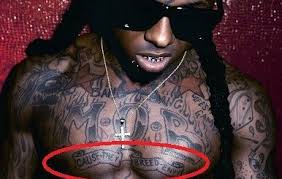 Photography edit and type treatment. Lil Wayne S 86 Tattoos Their Meanings Body Art Guru