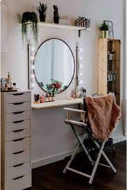 Small Vanity Organization Storage Ideas Diy Makeup 42 Ideas Small Room Design Makeup Room Diy Built In Dressing Table