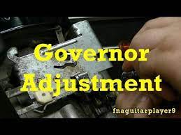 In this video i explain how a governor and oil pump work on a 6.5 hp tecumseh vertical shaft (lawn mower) engine. How To Adjust Mechanical Governor On Small Engines Youtube