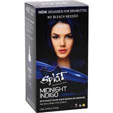 Splat Midnight Indigo Hair Dye Semi Permanent Blue Hair Color Walmart Com Midnight Hair Splat Midnight Hair Color Dark Hair Dye