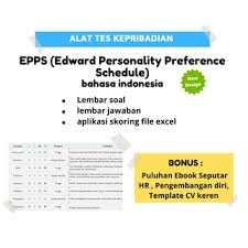 Seperti yang terlihat dimana susunan pola tes epps yang tertata sangat rapi. Paket Alat Tes Psikologi Epps Shopee Indonesia