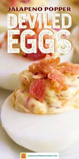 Bacon Jalapeno Deviled Eggs With Cream Cheese Recipe Deviled Eggs Devilled Eggs Recipe Best Jalapeno Deviled Eggs