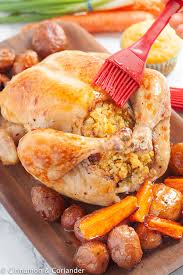 Chicken product familiar, favorable, dietary and very tasty. Whole Maple Roast Chicken With Cornbread Stuffing Recipe Cinnamon Coriander