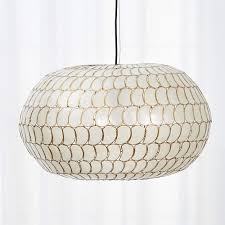 Handcrafted by artisans in the philippines where capiz details. Luna Capiz Pendant Light Reviews Cb2 Canada