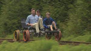 Very little learning curve to sitting and pedaling safely. Use Pedal Power To Explore A Historic Railroad Track With The Vance Creek Railriders King5 Com