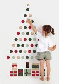 Wall Christmas Tree Ideas Top 20 For 2012 Diy Christmas Wall Christmas Wall Stickers Christmas Tree Wall Decal