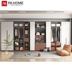PA European Style Wardrobe Modern Simple Economy Bedroom Wooden Cabinet  Assembly Wardrobe