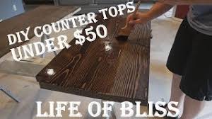18 stunning wood countertops to warm up any kitchen. Diy Solid Wood Countertops For Under 50 W 2x10 Lumber Youtube