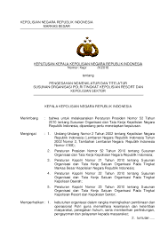 Dalam pelibatan dengan pihak kedua, maka sering kali kita membuat surat kontrak kerja proyek yang dimaksudkan agar hal apa pun yang terjadi di kemudian hari sudah tertuang dalam perjanjian yang terikat. Pdf Peraturan Kapolri Nomor 23 Tahun 2010 Tentang Susunan Organisasi Dan Tata Kerja Pada Tingkat Polres Hendri Syarif Academia Edu
