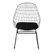 Metal Chair In Black Maisons Du Monde Metallstuhle Schwarze Metallstuhle Stuhl Metall