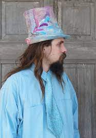 Unique Felted High Hat Crazy Festival Top Hat Pastel Goth Etsy Pastel Goth Fashion Fashion Beautiful Hats