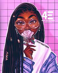 Estherr Luntadila On Instagram Lissa Illustration Drawing Art Artist Dreads Drea Black Girl Cartoon Drawings Of Black Girls Black Girl Art