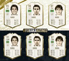 Come appassionato di calcio è un piacere vedere un derby che vale il primo posto. Please Ea Fix Kaka Ratings And Stats Fifa