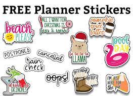 planner printable stickers free printable planner stickers