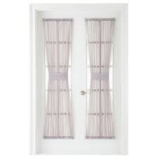 French Door Panels Porte D Entree Voilage