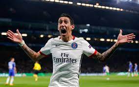 Download Wallpapers Psg Angel Di Maria 4k Joy Footballers Soccer Ligue 1 Paris Saint Germain Football Stars Besthqwallpapers Com Psg Angel Di Maria Sports Wallpapers