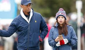 Tiger woods and erica herman at the presidents cup in 2017. Tiger Woods Girlfriend Why Erica Herman Is Rarely Pictured When Woods Plays Golf Sport Express Co Uk