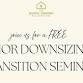 Senior Downsizing & Transition Seminar event image