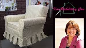 Think of your boxy, tight seat slipper chair as a blank canvas. Slipcover Quick Tutorial Youtube