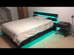 Oceanview storage bed with led light bedroom set bedroom sets high quality bedroom furniture. Led Strip Light Kit On Bed Frame Pallet Furniture Bedroom Pallet Bed Frames Diy Pallet Bed