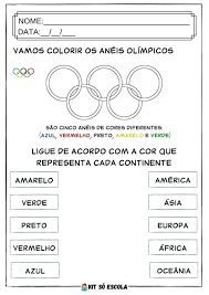 A proposta de hoje é com o texto que explica sobre as novas modalidades esportivas que estarão presentes nos jogos olímpicos de tóquio. Atividades Olimpiadas Para Imprimir Atividades Escolares