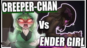 Creeper-Chan Vs Endergirl (Minecraft Comic Dub) - YouTube