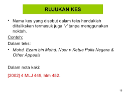 Nota nota kaki, rujukan, nota cm di bawah, word, hd. Penulisan Gaya Ukm 2011 2012
